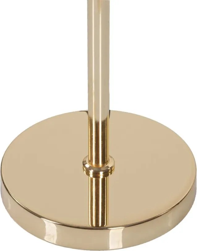 Stojacia lampa Palm 160 cm sivá/zlatá