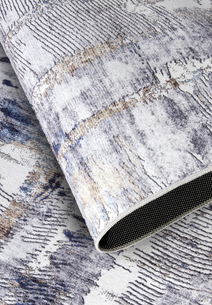 ELLE Decoration, Kusový koberec Imagination New 106035 Dark blue/Beige z kolekcie Elle, 200x290, modrá, obývacia izba