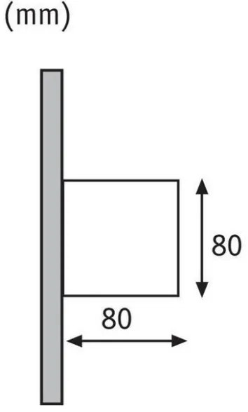 Paulmann 18000 - 2xLED/3W IP65 Vonkajšie nástenné svietidlo CYBO 230V šedá