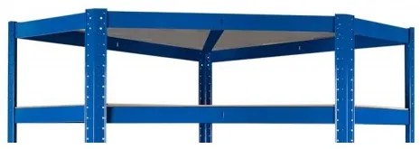Rohový skladový regál 180/90/40cm Malatec