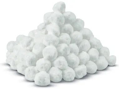 Bazénové filtračné guličky BestBerg BBSF-FB70 / 700 g / biela