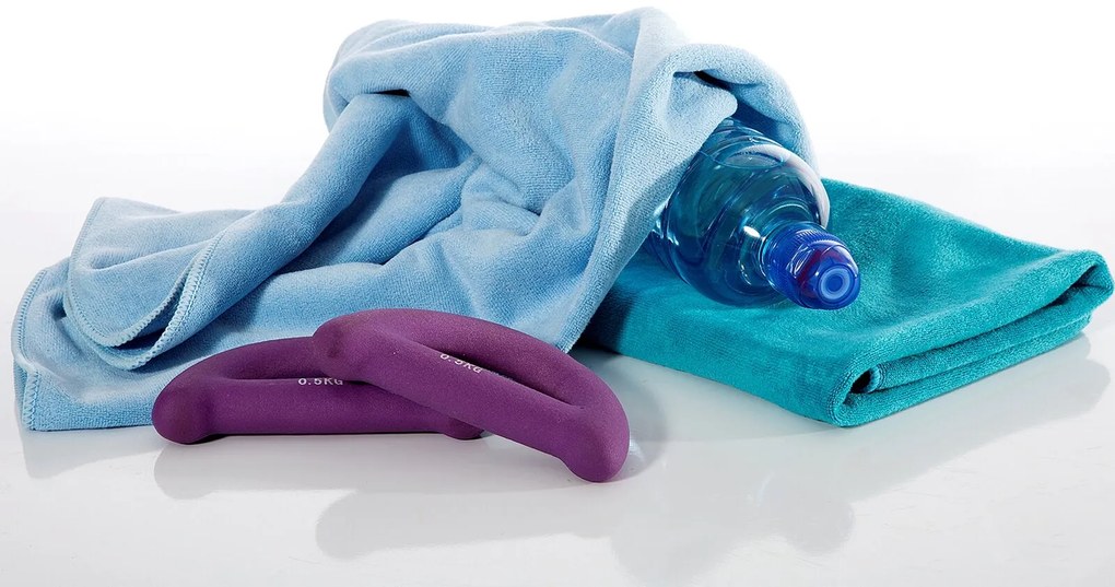 RÝCHLOSCHNÚCI UTERÁK Z MIKROVLÁKNA AMY3 70X140 CM SVETLOZELENÁ