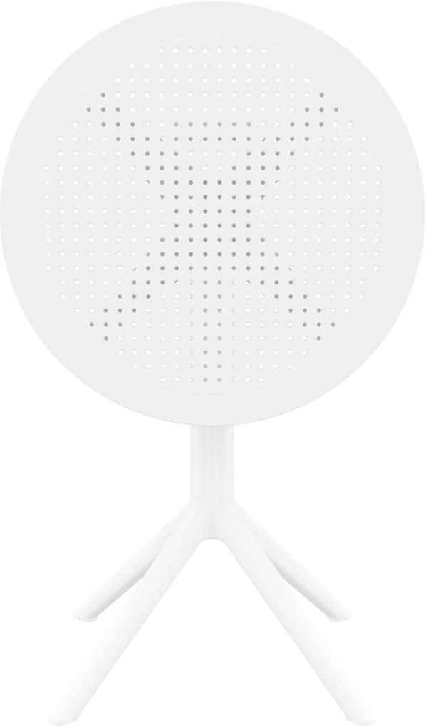 Skladací stôl Sky round - biela