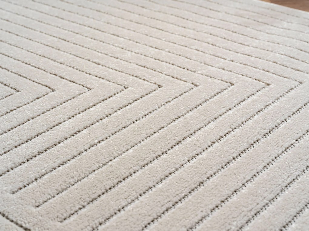 Ayyildiz, Koberec behúň Nova 1202 cream - na von aj na doma, 80x250, biela, chodba / predsieň