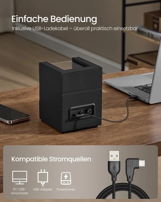 Šperkovnica na hodinky s LED osvetlením JWB031B01