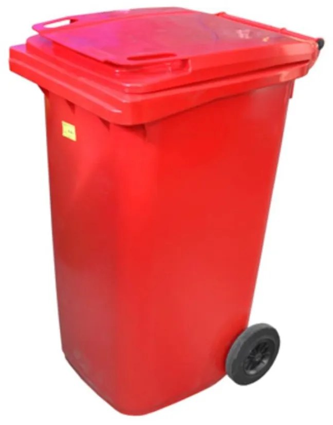 Popolnica 240 l červená UH kuka