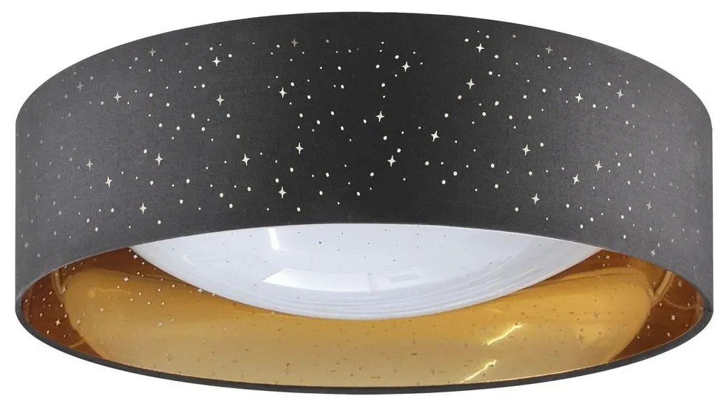 LED Stropné svietidlo TULUZA LED/24W/230V pr. 40 cm čierna