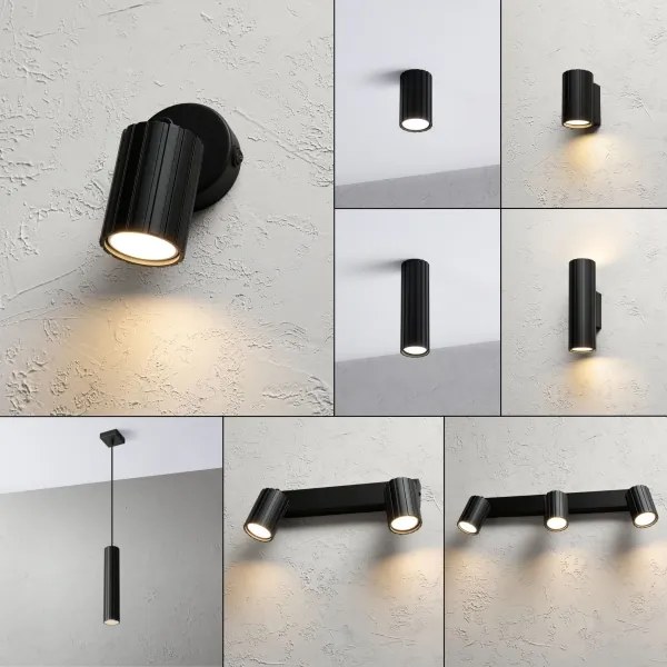 Brilagi - Bodové svietidlo CRISPINA 1xGU10/10W/230V čierne