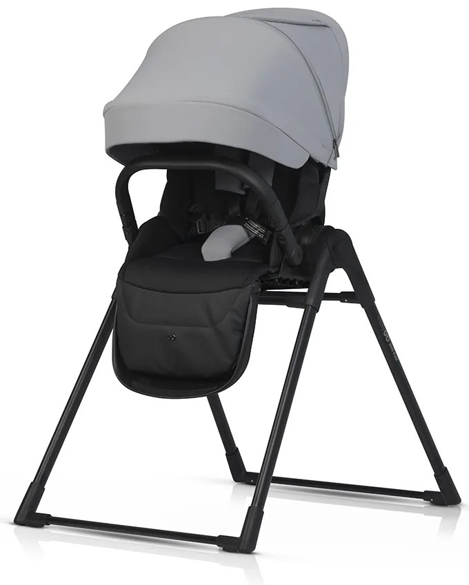 Súrodenecký kočík EasyGo Duoflex Cloudy Gray 2 športové časti