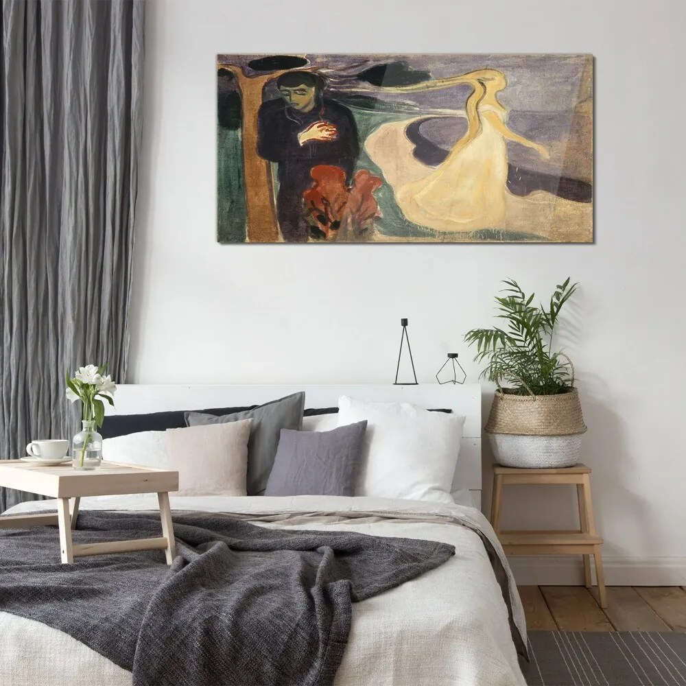 Skleneny obraz Separácia edvard munch