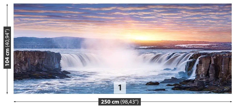 Fototapeta Vliesová Selfoss vodopád 152x104 cm