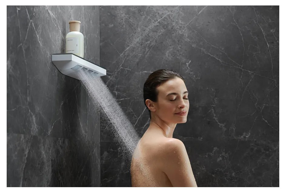 Hansgrohe Rainfinity, šijová sprcha 500 1jet s poličkou, chrómová, HAN-26243000