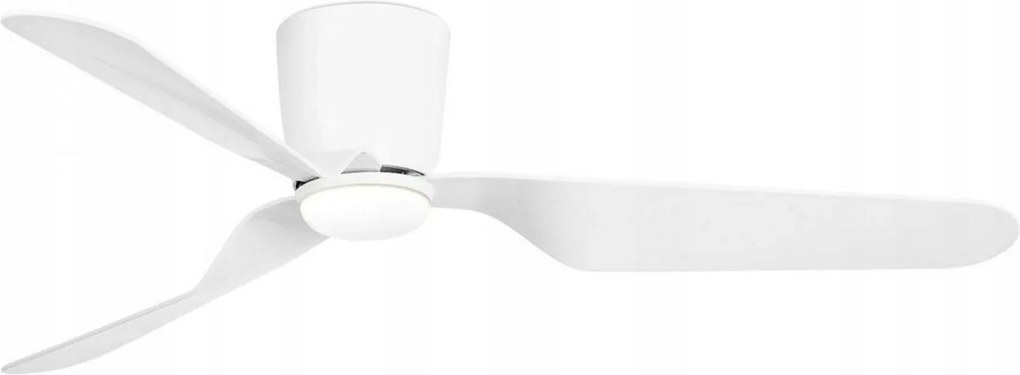 Stropný ventilátor Faro Pemba L Led, biely, DC motor, 3 lopatky, 800 lm, 300