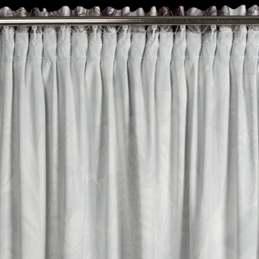 ZATEMŇOVACÍ ZÁVES NA PÁSKE DAVOS2 140X270 CM LISTY