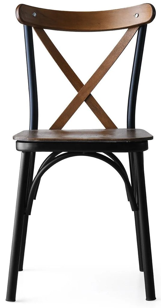 Set 4 stoličiek Aisha (Orech). Akcia -19%. Vlastná spoľahlivá doprava až k Vám domov. 1072792