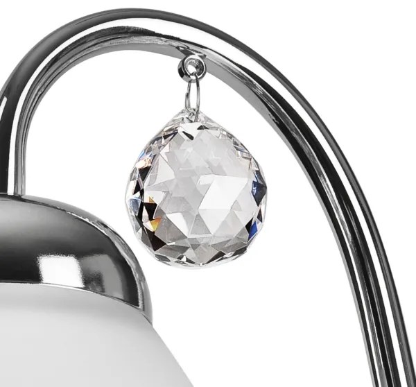 Nástenná lampa MIRANDA 1xE27/60W/230V lesklý chróm