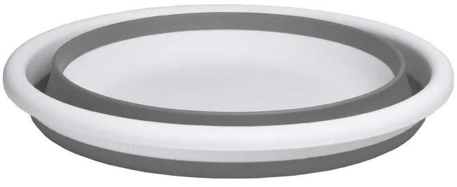 Kôš na bielizeň ELBA COMPACT 9 sivý / biely 9 l