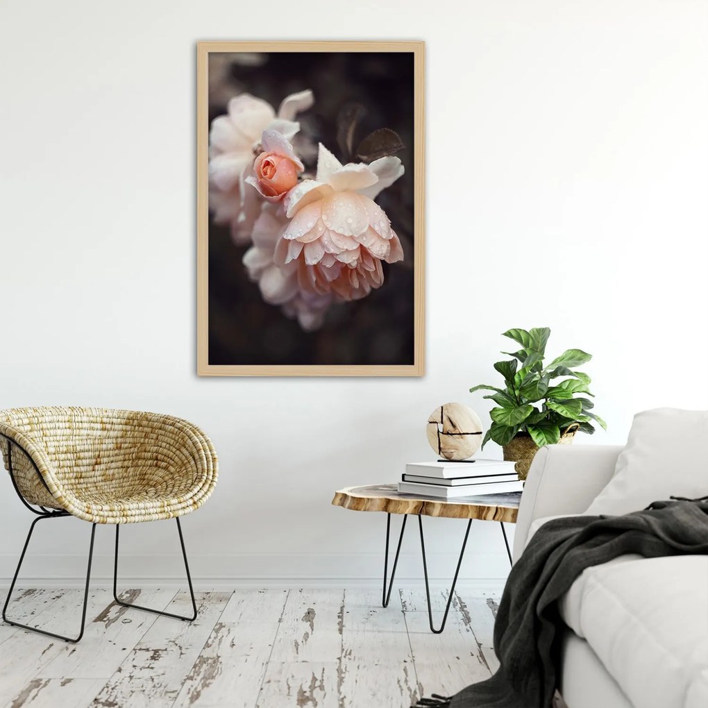 Gario Plagát Makro fotografovanie kvetov Farba rámu: Bez rámu, Rozmery: 30 x 45 cm
