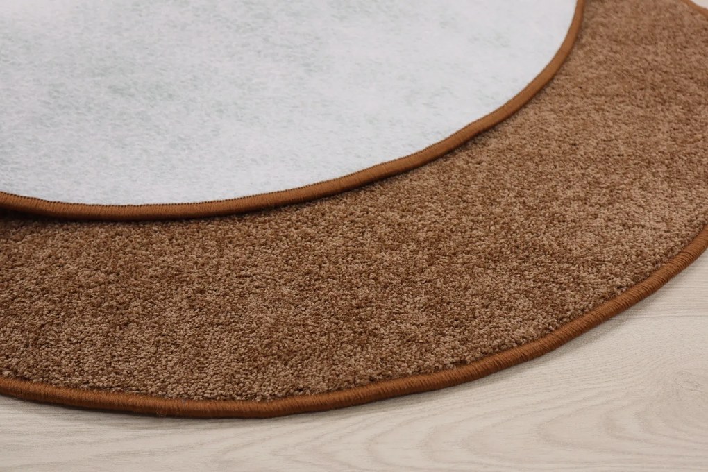 Vopi koberce Kusový koberec Capri medený kruh - 160x160 (priemer) kruh cm