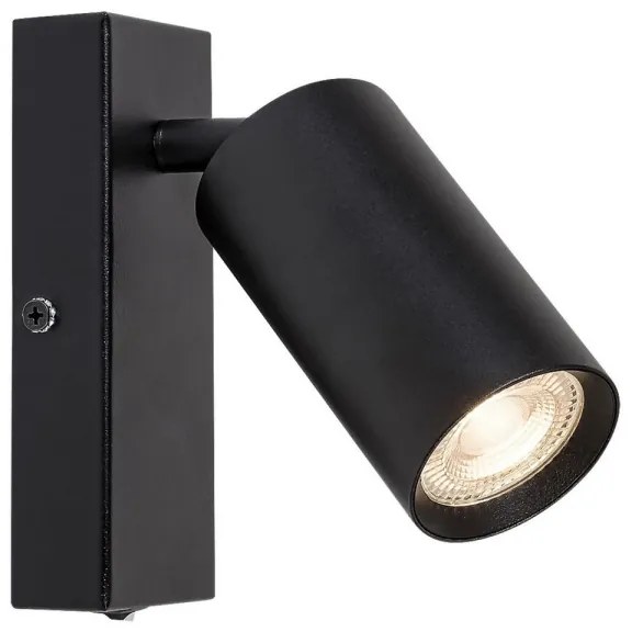 Rabalux 2084 - Nástenné bodové svietidlo SOLO 1xGU10/25W/230V čierna