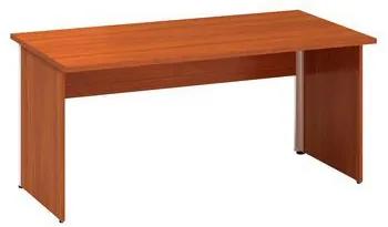 Kancelársky stôl Alfa 100, 160 x 80 x 73,5 cm, rovné vyhotovenie, dezén čerešňa