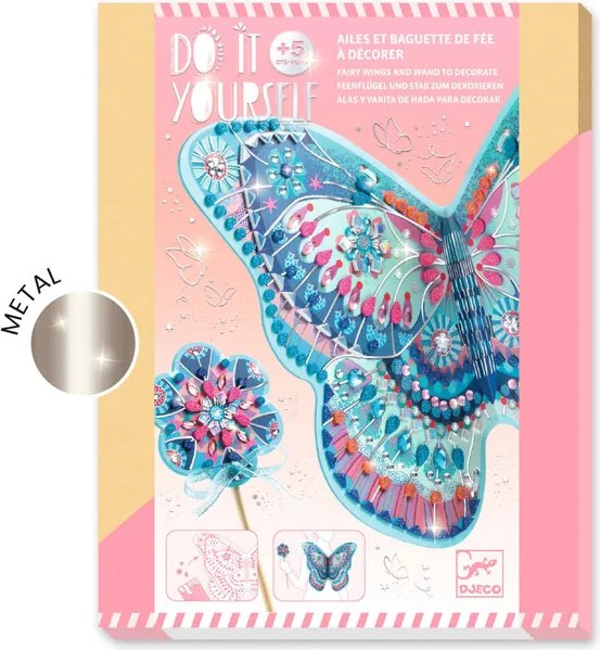 Djeco DIY Vyrob si sám Krídla a prútik Víla