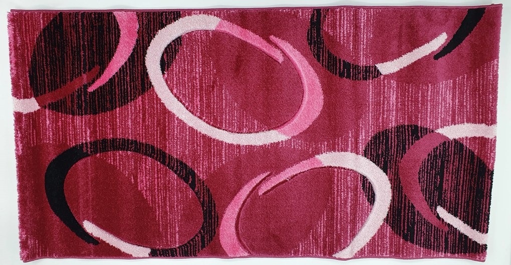 Spoltex, Kusový koberec Florida fuchsia 9828, 200x290, ružová, obývacia izba
