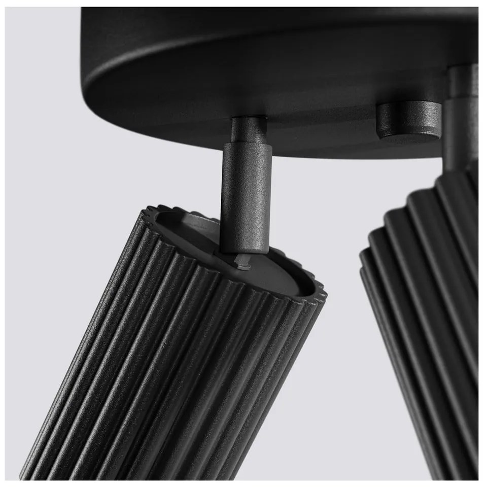 Čierne bodové svietidlo Gleam – Sollux