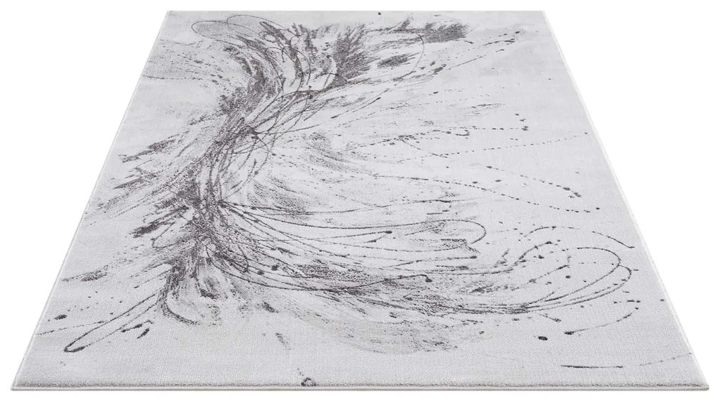 Dekorstudio Moderný koberec CHIC 199 - sivý Rozmer koberca: 80x300cm