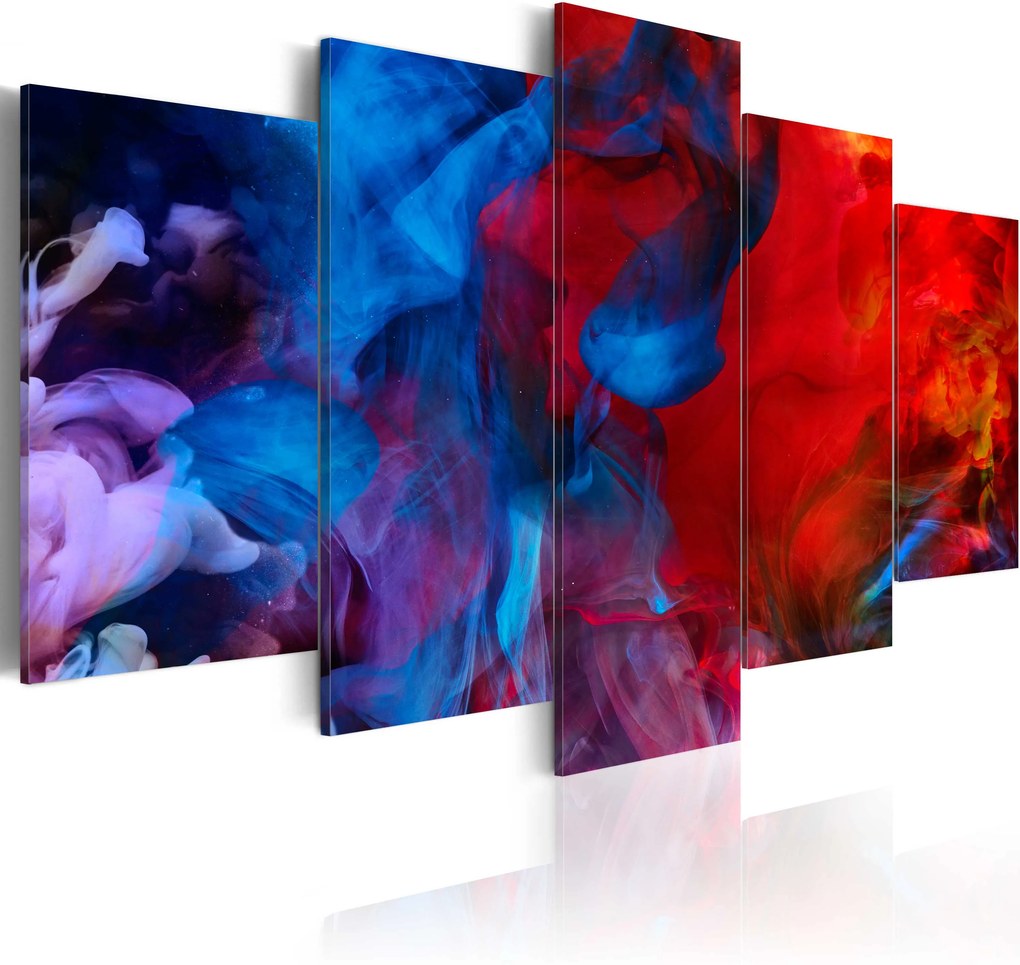 Obraz - Dance of Colourful Flames 100x50