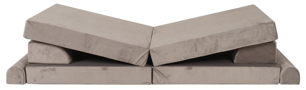 Variabilná detská pohovka MeowBaby® Premium, Velvet Grey