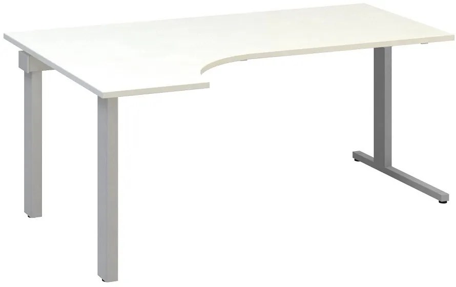 Ergonomický stôl ProOffice C 180 x 120/80 cm, ľavý, biela