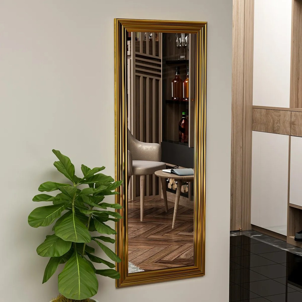 Zrkadlo Smooth Gold 40 x 105 cm