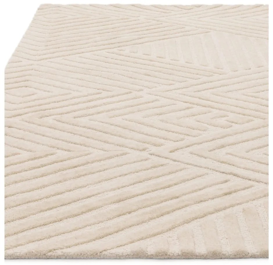 Krémovobiely vlnený koberec 120x170 cm Hague – Asiatic Carpets