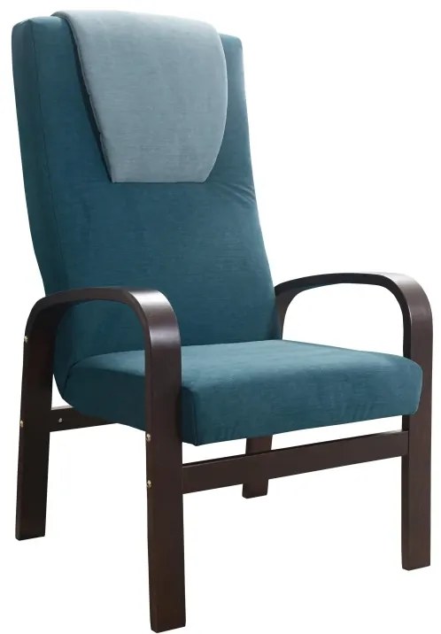 Sedacia súprava Boston 3+1+1, zelená (MIL 17015/17016, wenge)