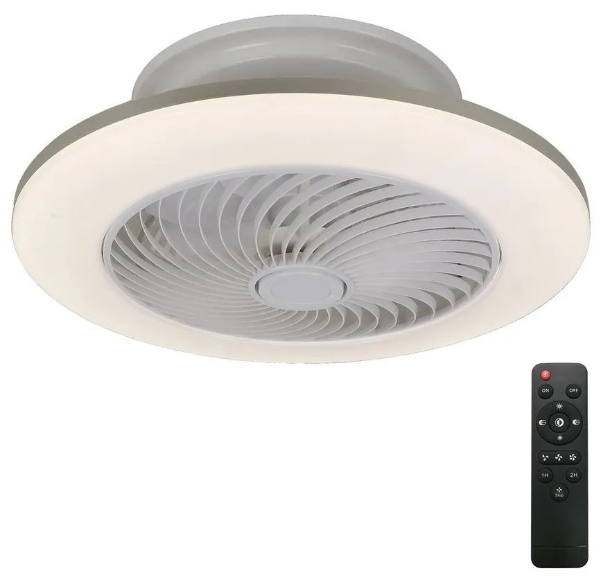 Rabalux 6710 - LED Stmievateľné svietidlo s ventilátorom DALFON LED/36W/23 + DO RL6710