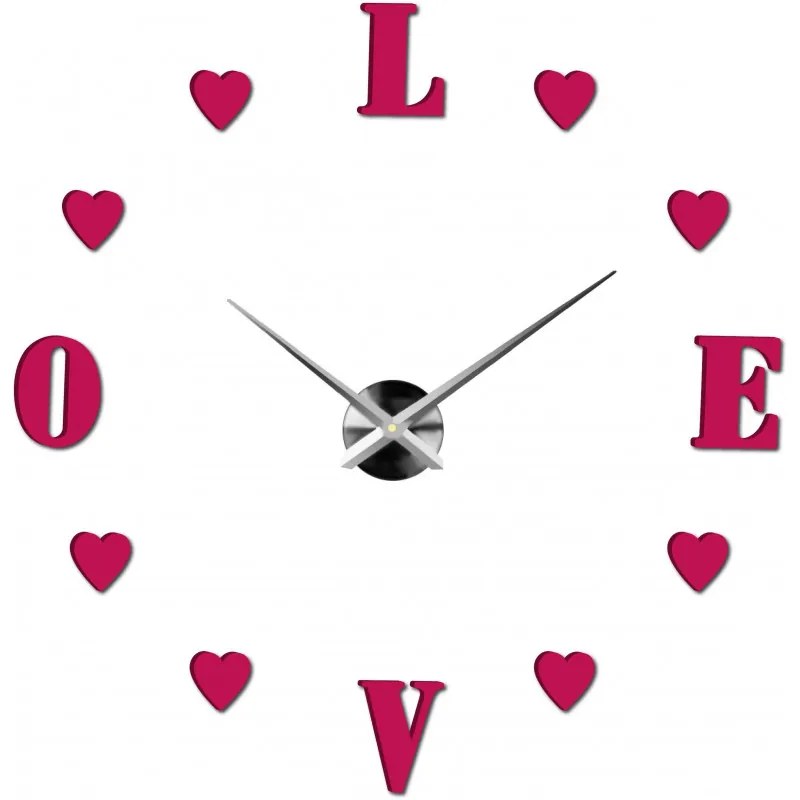 Moderné nalepovacie nástenné hodiny | 3D hodiny 12S011-Wanduhr