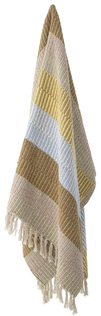 Bloomingville Prehoz z recyklovanej bavlny Isnel Yellow 160 x 130 cm