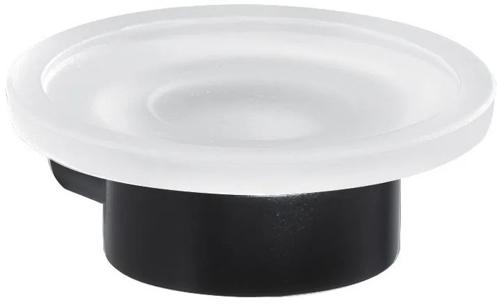 Gedy Gedy, PIRENEI mydeľnička, čierna matná/mliečne sklo, PI1114