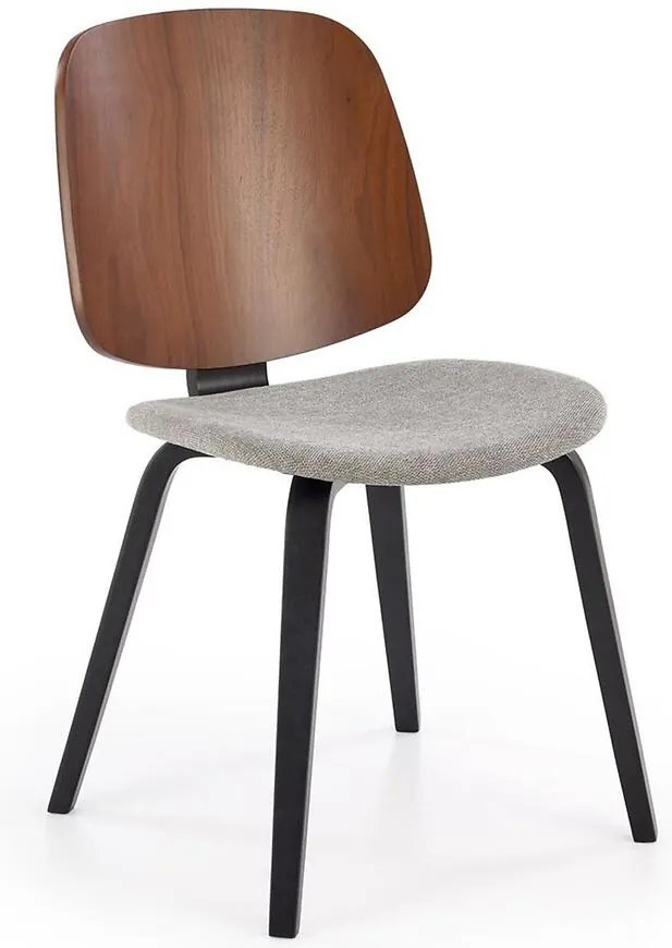 Stolička K563 sivá/orech