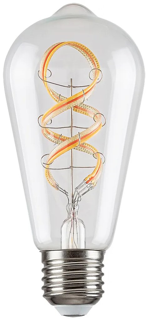 Rabalux LED Spiral Filament žiarovka Amber ST64 4W/E27/300Lm/2700K+RGB/Dim