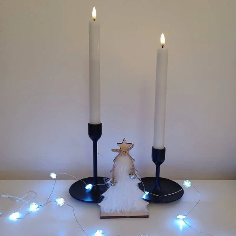 DECOLED Dekorace, stromeček, dřevěný, 8,5 x 4,5 x 14 cm