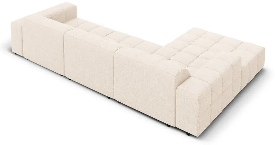 Krémová rohová pohovka (ľavý roh) Chicago – Cosmopolitan Design