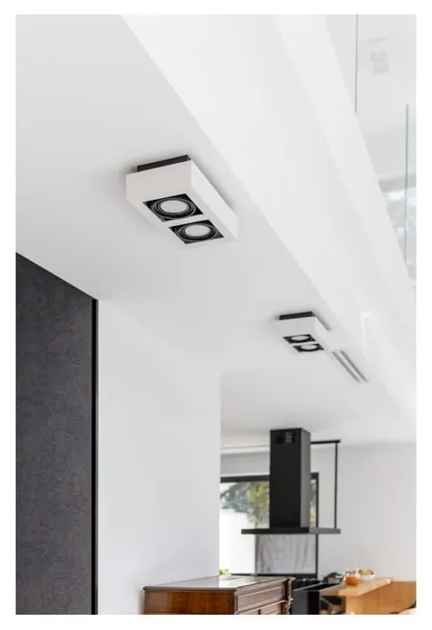 Biele stropné svietidlo s kovovým tienidlom 34x18,5 cm Loid – GTV