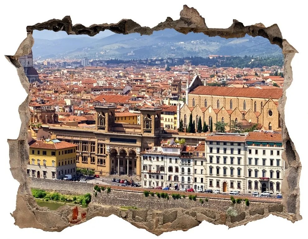 Fototapeta díra na zeď 3D Florence italy nd-k-68837001