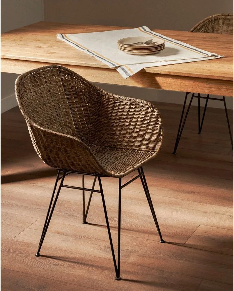 Jedálenská stolička v prírodnej farbe Chart – Kave Home