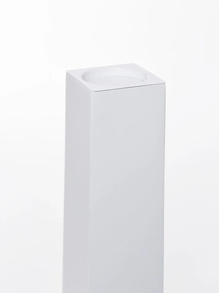 Váza OBELISK, sklolaminát, výška 80 cm, biely