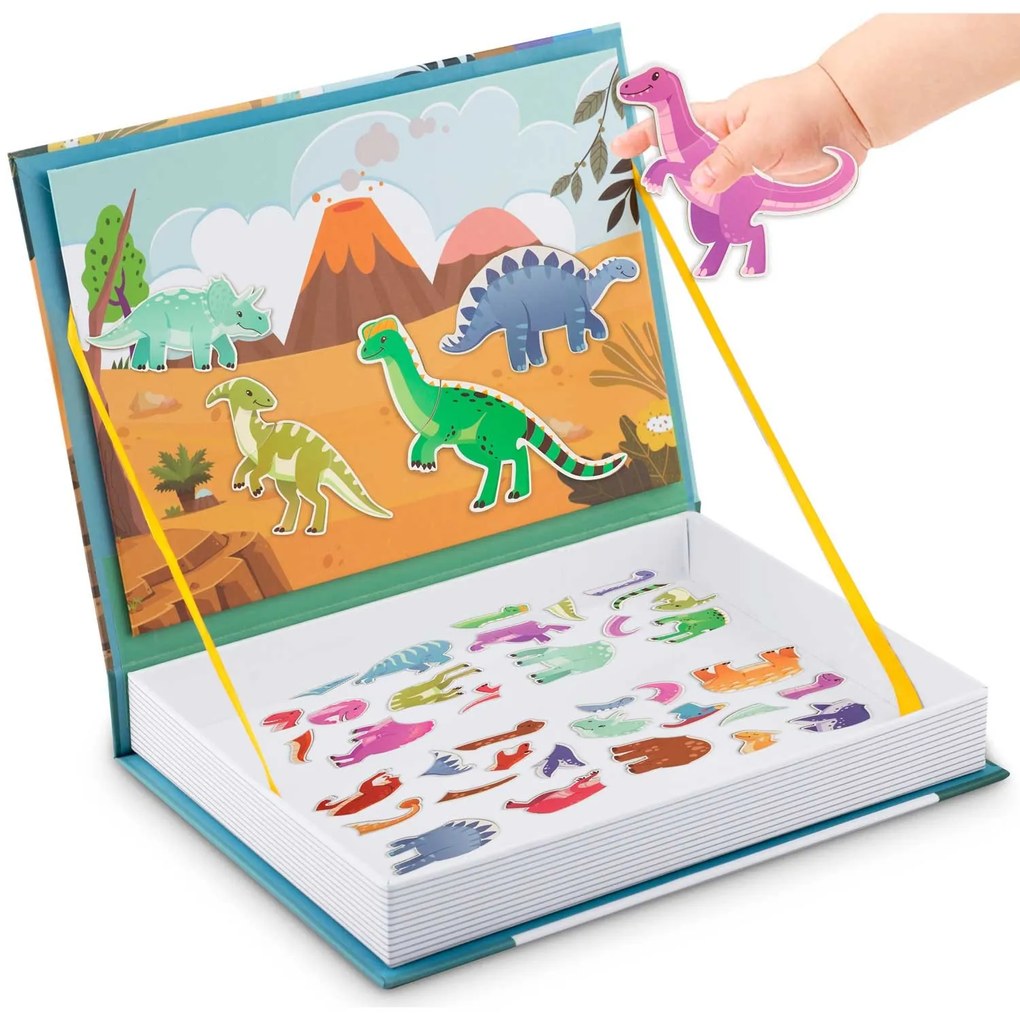 Ricokids Magnetická kniha Puzzle Dinosaury RK-770
