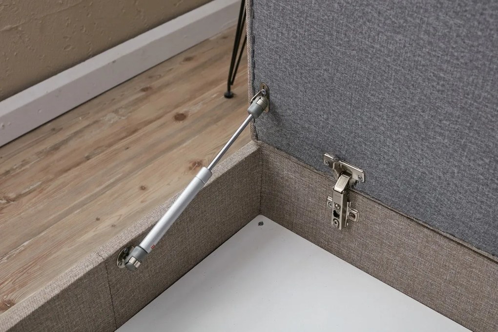 Rohová sedací souprava Eva 210 cm s taburetem antracitová pravá