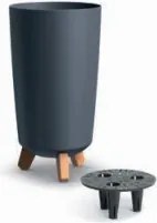 Vysoký kvetináč GRACIE TUBA SLIMECO kávový